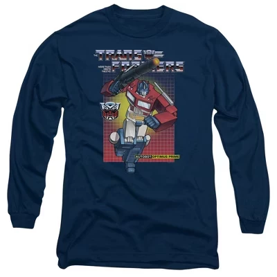 Мужской лонгслив Transformers Optimus Prime, синий