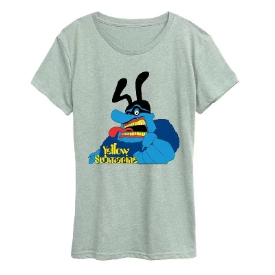 Женская синяя футболка Meanie с коротким рукавом и графическим рисунком heather sea foam
