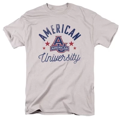 Мужская футболка NCAA American University Eagles, серебристая