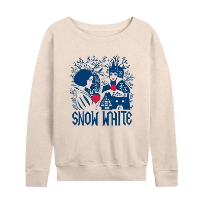 Женский свитшот Snow White с принтом, бежевый