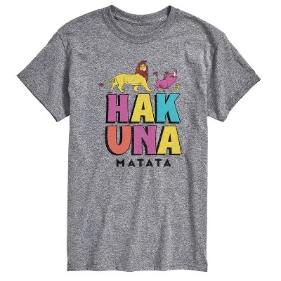 Мужская футболка с коротким рукавом и рисунком Короля Льва athletic heather