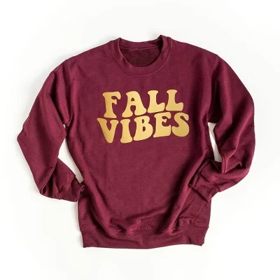 Женский свитшот Simply Sage Market Fall Vibes, бордовый