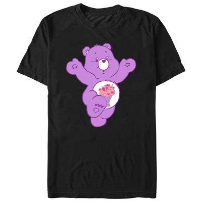 Мужская футболка Care Bears Share Bear, черная