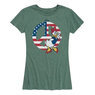 Женская футболка Americana с коротким рукавом и рисунком heather juniper