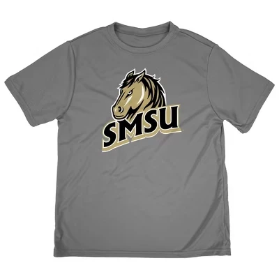 Детская футболка NCAA Southwest Minnesota с логотипом, темно-серая