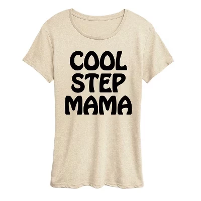 Женская крутая футболка Step Mama с коротким рукавом и рисунком birch