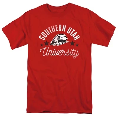 Мужская футболка Southern Utah University Thunderbirds, красная