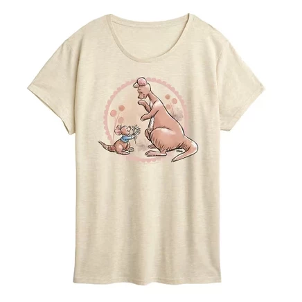 Женская футболка с коротким рукавом Kanga And Roo Field с графическим рисунком birch