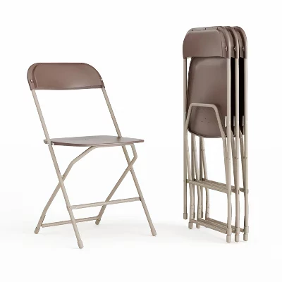 Складные стулья Flash Furniture Hercules, 4 шт., коричневые