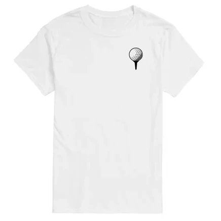Мужская футболка Instant Message «Golf Ball On Tee», белая