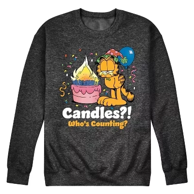Мужская толстовка Candles Who's Counting из флиса с графическим рисунком heather charcoal