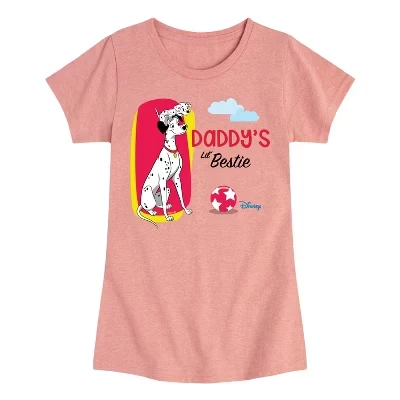 Приталенная футболка с коротким рукавом и рисунком Daddy's Lil Bestie