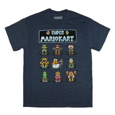 Мужская футболка Seven Times Six Super Mario Kart, синяя