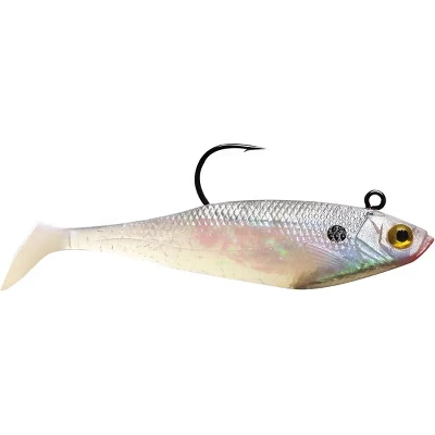 Приманка Storm WildEye Swim Shad 4″, жемчужная, 3 шт.