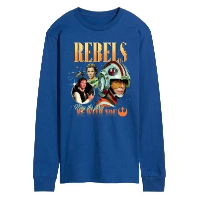 Мужской лонгслив Star Wars Rebels Bootleg, синий