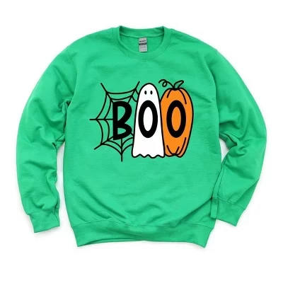 Женская толстовка с рисунком Boo Web Ghost grass