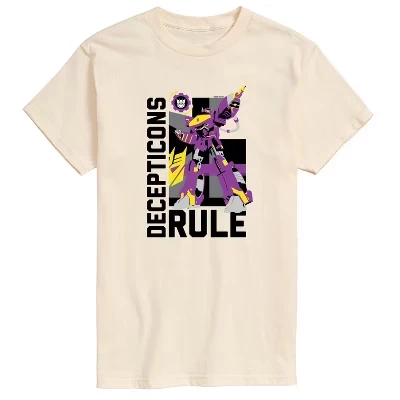 Мужская футболка Transformers Decepticons Rule, кремовая