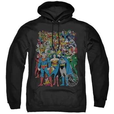 Толстовка с капюшоном для взрослых Dc Original Universe черная
