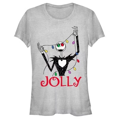 Женская футболка Jack Jolly Christmas Lights для юниоров athletic heather