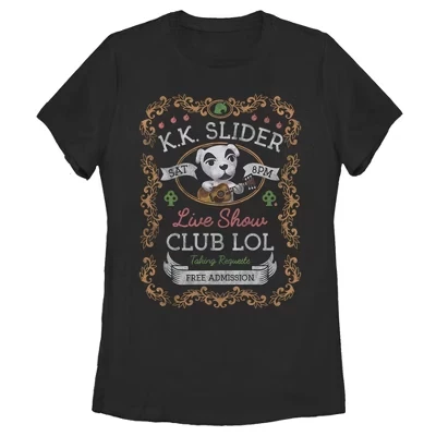 Женская футболка Nintendo K.K. Slider, черная