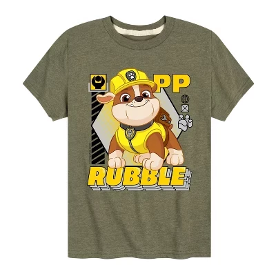 Футболка с коротким рукавом для мальчиков - Paw Patrol - Rubble Graphic