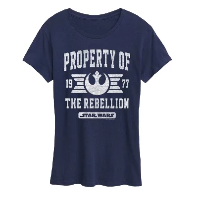 Женская футболка с коротким рукавом Property Of Rebellion с графическим рисунком