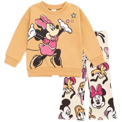 Детский комплект Disney Mickey Mouse свитшот и расклешенные леггинсы, мультиколор