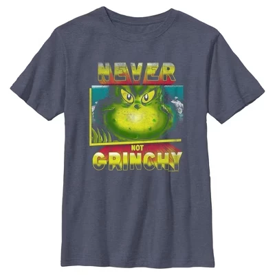 Мужская футболка Dr. Seuss Distressed Never Not Grinchy синего цвета