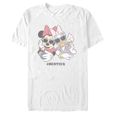Мужская футболка Mickey & Friends Besties белого цвета