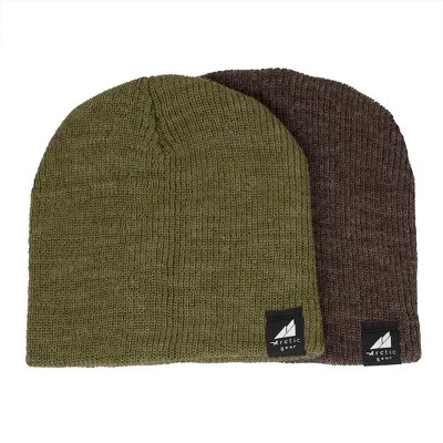 Детские шапки Arctic Gear 2 шт., клиффс и оливковые
