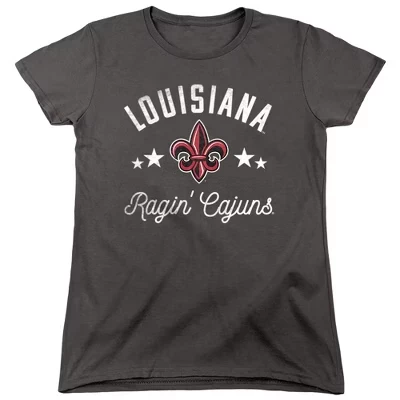 Футболка с надписью Charcoal от Женского Университета Луизианы В Лафайетте Ragin' Cajuns
