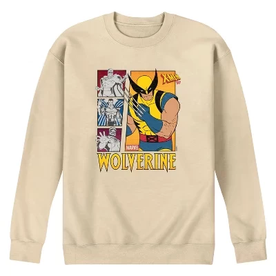 Men's -  - Wolverine Vs Graphic Fleece Sweatshirt cream