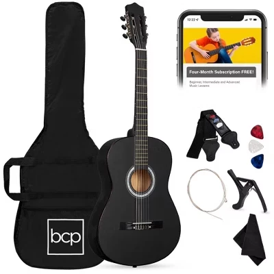 Акустическая гитара Best Choice 38″ комплект с чехлом, черная