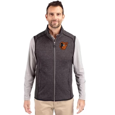 Мужской жилет Cutter & Buck Mainsail Orioles, графитовый