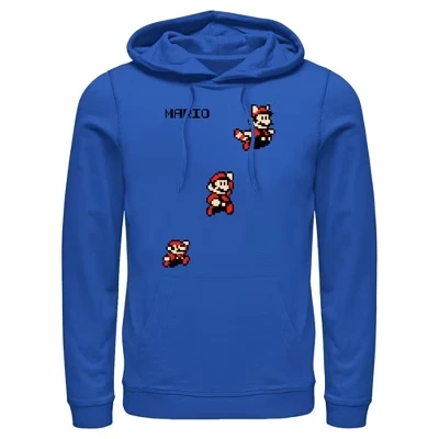 Мужское худи Nintendo Retro Pixel, синее