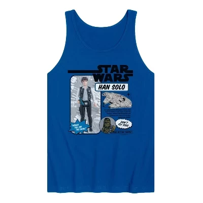 Мужская майка Star Wars Han Solo, королевский синий