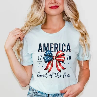 Свободная футболка с коротким рукавом Coquette America Land Of The Free