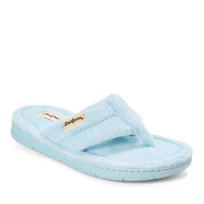Женские шлепанцы Dearfoams Wrenley Terry, синие