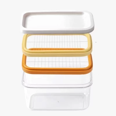 Двухуровневый контейнер CuisinSmart для масла и сыра, белый