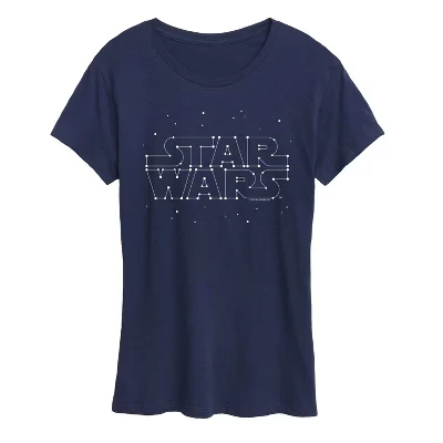 Женская футболка Star Wars Constellation, синяя