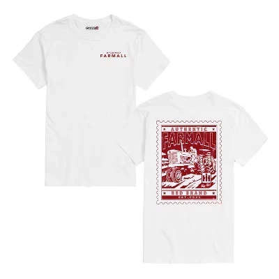 Мужская футболка Case IH Farmall Stamp, белая