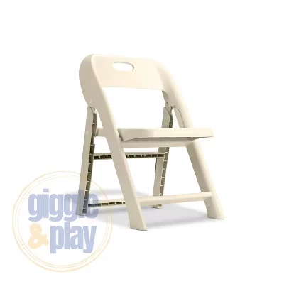 Детский складной стул Giggle Play 2 шт., бежевый