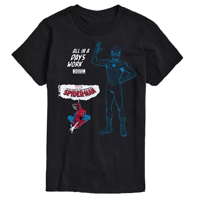 Men's -  - Faux Multi Hit Short Sleeve Graphic T-Shirt black