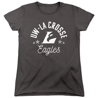 Женская футболка La Crosse Eagles из Висконсинского Университета для женщин.