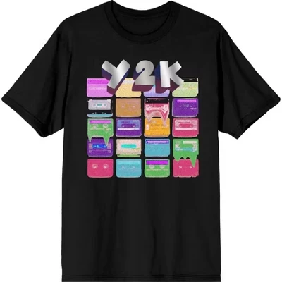 Мужская футболка Bioworld Chrome Baddie Y2K, черная