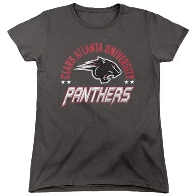 Женская футболка Clark Atlanta University Panthers цвета древесного угля