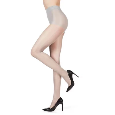 Женские колготки MeMoi Shimmer Sheer, серебристые