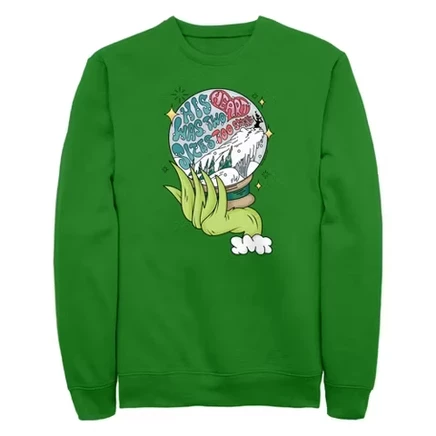 Мужской свитшот The Grinch Dr. Seuss, зеленый