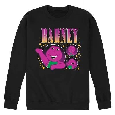 Мужской свитшот Mattel Barney Grid, черный