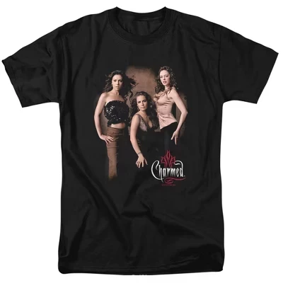 Мужская футболка Charmed Three Hot Witches, черная